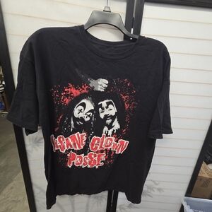 Graphic T-Shirt with Red and White Design